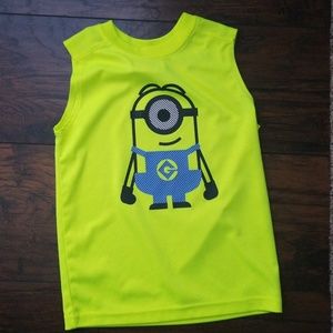 Minion Muscle Shirt for Boys